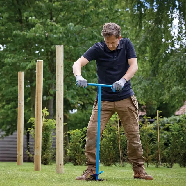 Ręczny świder do ziemi Średnica: 127 mm - Silverline