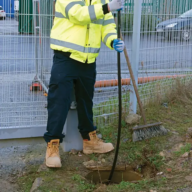 Zestaw prętów do drenażu odpływów i kominów 2 m, 7 szt. Zestaw prętów do drenażu, 7 szt. - Silverline