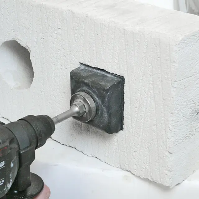 Wycinak otworów kwadratowych 77 x 77 mm - Silverline