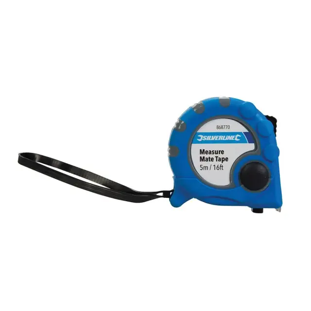 Miarka taśmowa zwijana 5 m / 5 m x 19 mm - Silverline