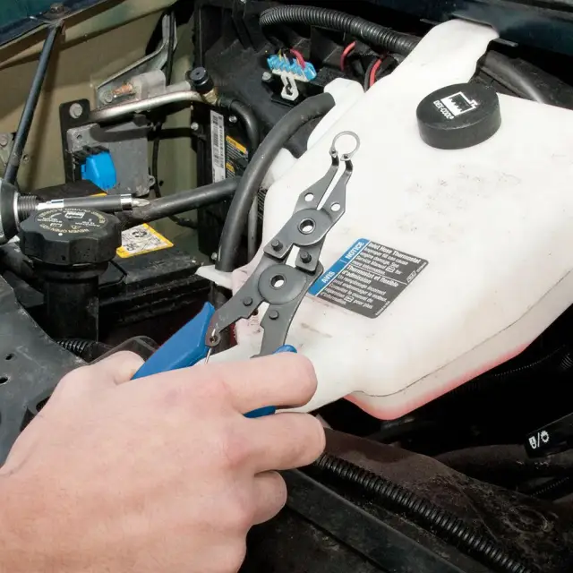 Szczypce do pierścieni osadczych 5 szt. 160 mm - Silverline