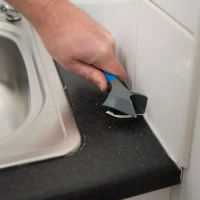 Łopatka do usuwania oraz szpachelka do wygładzania silikonu i uszczelniaczy, 2-pak 2-pak - Silverline