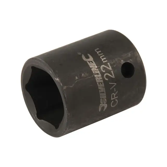 Metryczna nasadka udarowa sześciokątna 1/2 cala 22 mm - Silverline