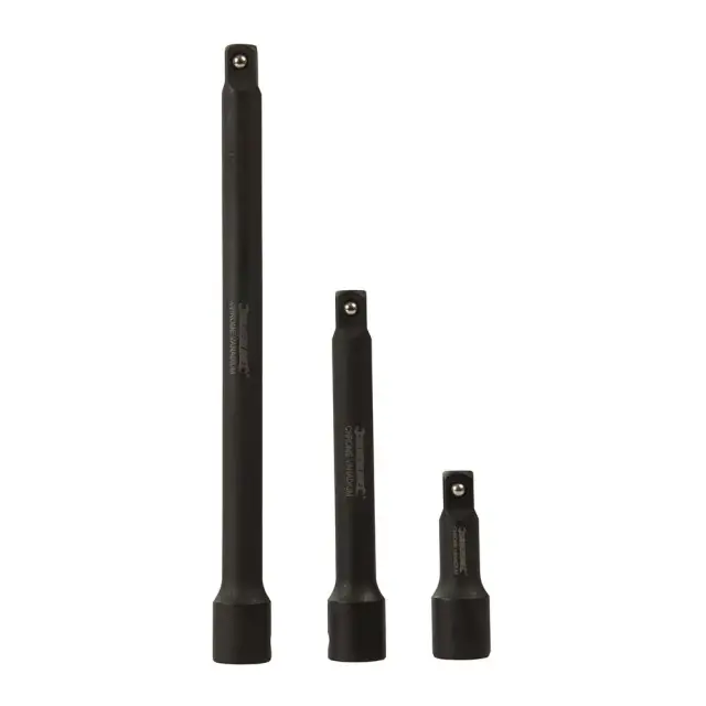 Zestaw przedłużek do nasadek udarowych 1/2 cala, 3 szt. 75, 150 i 250 mm - Silverline