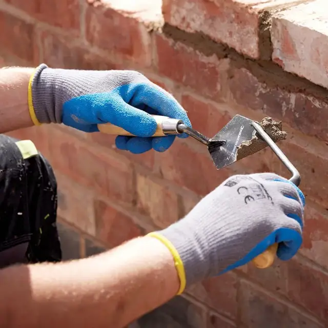 Rękawice robocze pokryte lateksem XL 10 - Silverline