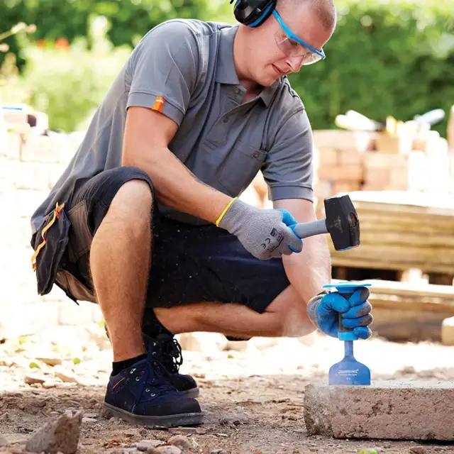 Rękawice robocze pokryte lateksem XL 10 - Silverline