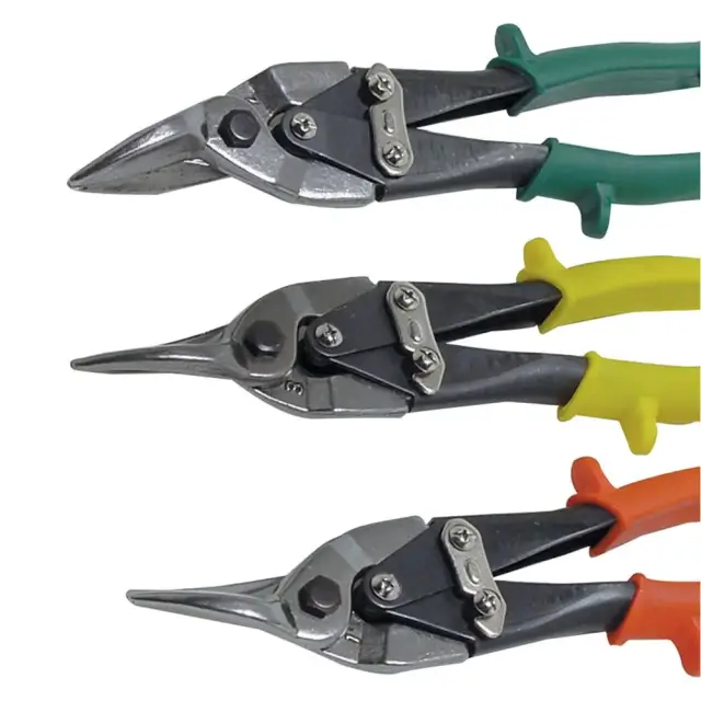 Zestaw nożyc do cięcia blachy, 3 szt. 240 mm - Silverline