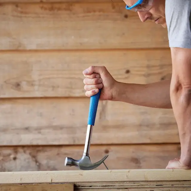 Młotek stolarski z trzonkiem stalowym 16 oz (454 g) - Silverline