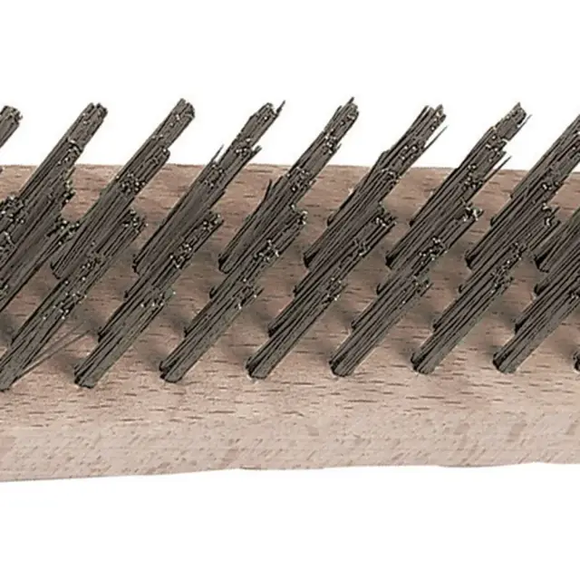 Solidna szczotka druciana 4 Rzędowa - Silverline