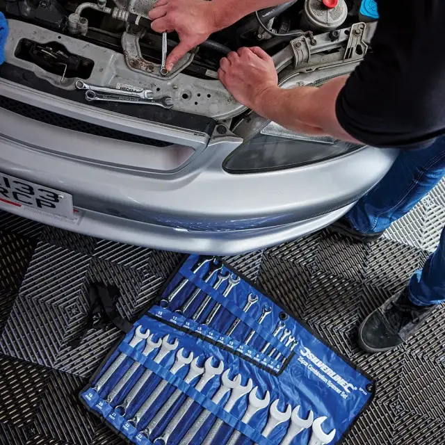 Zestaw kluczy płasko-oczkowych, 25 szt. 6 - 32 mm - Silverline